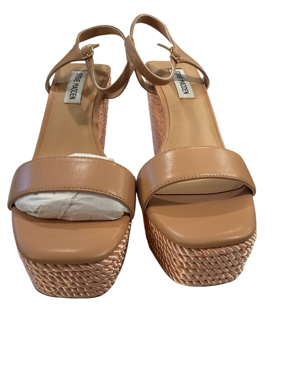 Steve Madden Tory Twist Wedge Sandals
Rope Platform Ankle Strap Pink 8.5 NEW - Picture 6 of 13